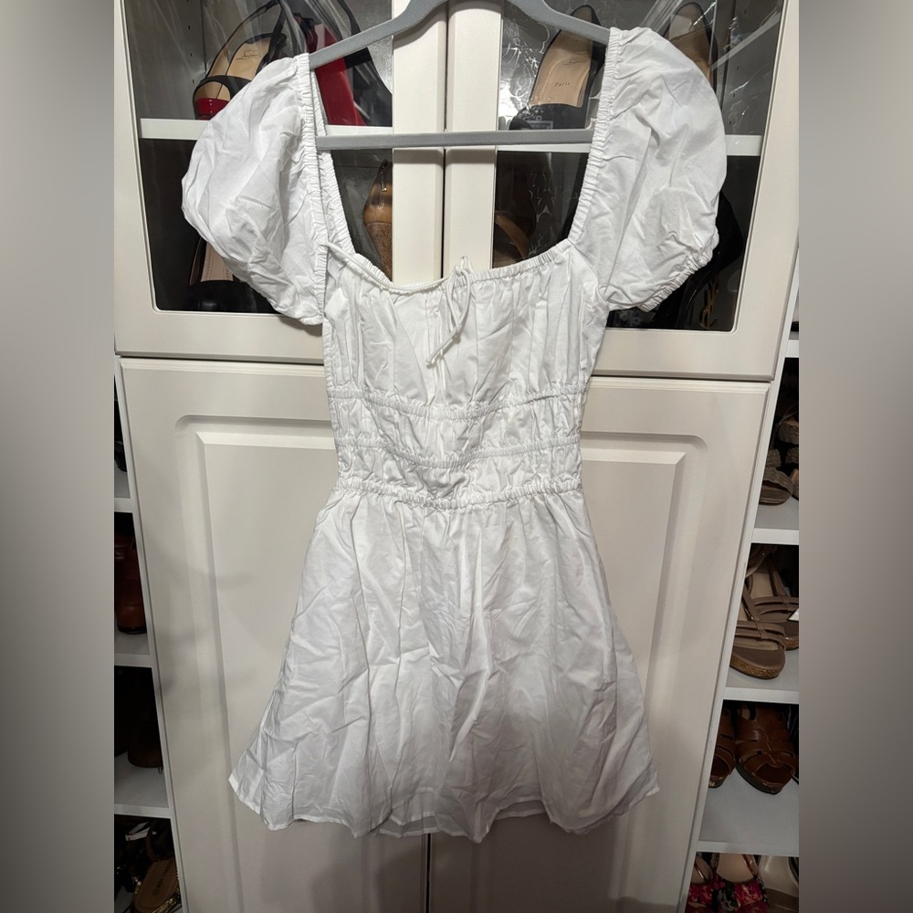 Sabo - Yasmin Dress - NWT - White Puff Sleeve Dress - Picture 6 of 6